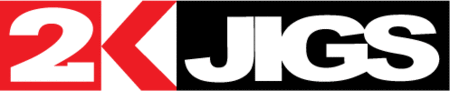 2K JIGS logo with bold white text on a black and red background.